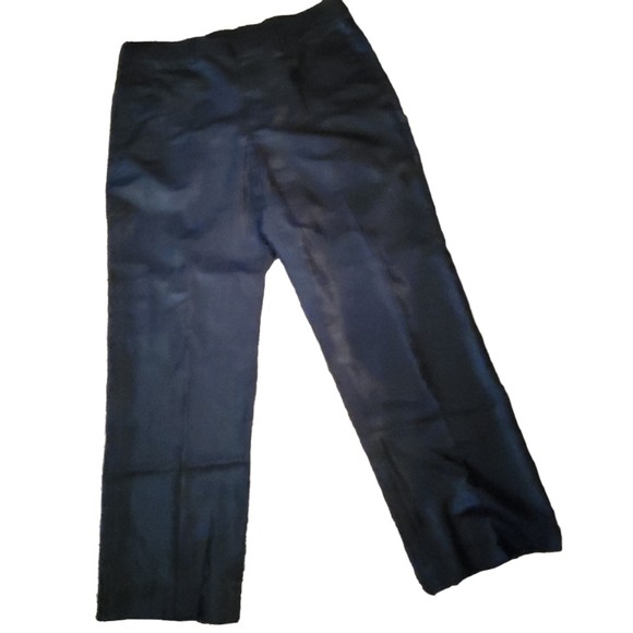 Vinci Mens Navy Long Sleeve Collared‎ Single Breasted 2 Piece Suit Size 36W - Picture 8 of 12